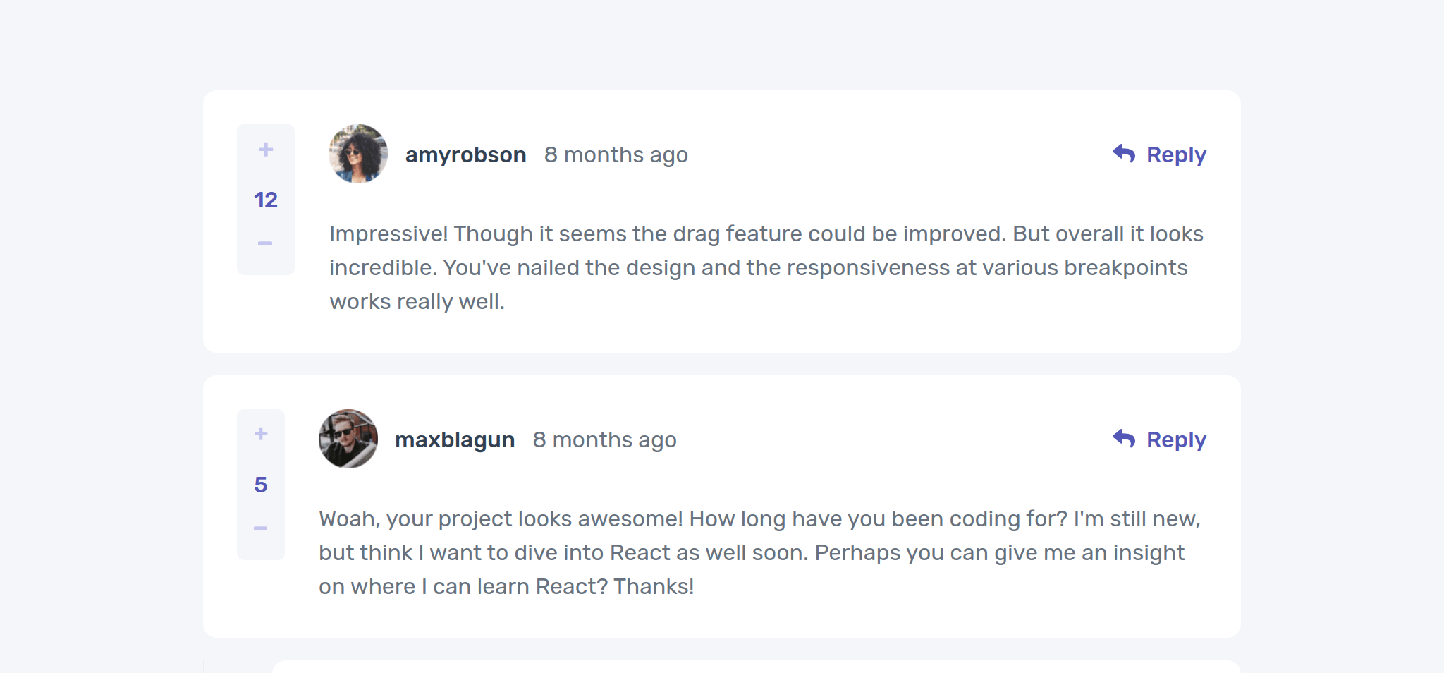 Interactive Comments